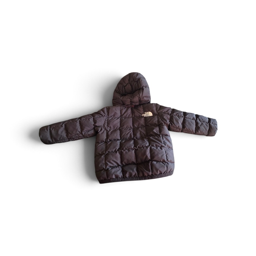 The North Face Baby Hooded Puffer Jacket Black 3-6 Months Full Zip Winter... - Picture 4 of 10